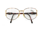 Womens butterfly eyewear oversize DEDALO by VENTURA made in Italy // golden frame with marble hot tones effects // Deadstock 1970s