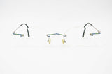 Rimless reading glasses ROCCO made in Germany  // vintage late 80s, fine quality vintage