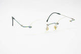 Rimless reading glasses ROCCO made in Germany  // vintage late 80s, fine quality vintage