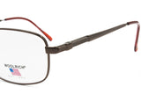 WOOLRICH stainless steel mod. 7806 rectangular eyewear prescriptive lenses // smart casual style, office eyewear // New Old Stock