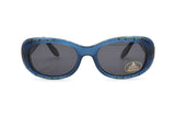 Rare sunglasses Vivienne Westwood mod. LOCKHAM MUSEUM VW107 // Ladies woman sunglasses blue acetate embellished with strass // New Old Stock
