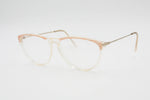 Vintage ovalized cat eye frame LINO VENEZIANI reading glasses cello and metal made in Italy NOS 1990s reading frame