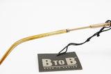 Round blond eyeglasses frame Safilo Back to Basic mod. BTOB 6260 // Vintage 1990 New Old Stock designer glasses