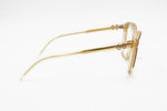 Authentic 1960s SANDRA GRUBER mod. St. Tropez womens ladies acetate frame, clear yellow with red details , New Old Stock