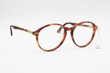 Classic 1980s round eyeglasses APRILIA EYEWEAR faux tortoise acetate // Hand made in Italy // New Old Stock