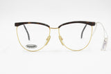 Missoni M 198 eyeglasses frame oval drop Golden & Brown animalier effect , Womens ladies hype frame , New Old Stock 1980s