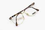 Missoni M 198 eyeglasses frame oval drop Golden & Brown animalier effect , Womens ladies hype frame , New Old Stock 1980s