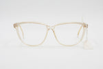 Vogart womens eyeglasses frame clear pink acetate // semitransparent cellulose with embellishments // New Old Stock 1970s