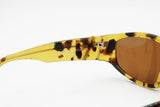 Italian designer sunglasses Lino Veneziani mod. L.V. 830 // Thick acetate structure in animalier effect // Rare sunglasses // Deadstock 90s