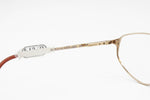 Safilo Elasta womens eyeglasses frame mod. 4565 GP 8 Golden & Brow dappled reflective , NOS 1980s
