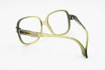 Saphira mod. 4045 squared oversize acetate Optyl frame bicolour Green tones, Deadstock 1970s