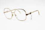 Neostyle Boutique 515/822 vintage 80s frame medium big // Pale golden colour with real leather inserts on arms // Deadstock 1980s