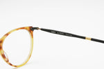 Sixty by Trenti pantos eyeglasses frame tortoise acetate and aged metal, New Old Stock 1980s