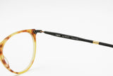 Sixty by Trenti pantos eyeglasses frame tortoise acetate and aged metal, New Old Stock 1980s