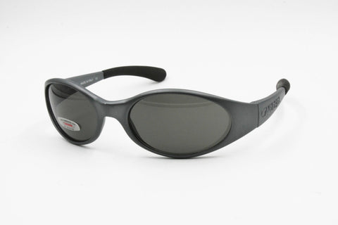 Carrera mod. CA 6001/S sporty biker sunglasses gray frame with spell out logo, Polycarbonate lens UV protection, Deadstock