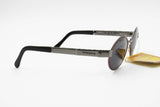 Von Furstenberg mod. MF 95 oval sunglasses gunmetal with red lenses perimeter, Grunge Alterantive lifestyle, New Old Stock