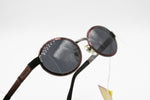 Von Furstenberg mod. MF 95 oval sunglasses gunmetal with red lenses perimeter, Grunge Alterantive lifestyle, New Old Stock