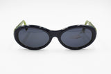 Elisabetta Von Furstenberg MF 97 oval womens sunglasses Blue & Green, Acetate and metal materials New Old Stock 90s