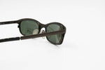 Le Club Actif mod. 1836 sunglasses little wayfarer made in Italy, satin copper metal frame with black temple tips, Deadstock