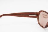 Giorgio Armani vintage sunglasses mask shape mod. 2520 427, brown semitransparent acetate, New Old Stock 1990s