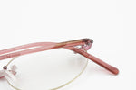 Emporio Armani 680 584 lightweight frame for prescription lenses, pink plastic color, Deadstock with Demo Lenses