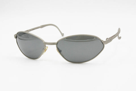 Concert mod. 5332 metal silver satin frame with mirrored lenses, Made in Italy sunglasses, Deadstock 90s.