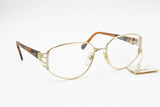 Vintage 80s oval drop eyeglasses frame Ouverture by Lastes mod. M Giulia, Vintage 1980s womens eyewear frame, Dead stock