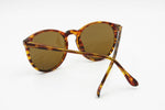 Vintage Round Pantos sunglasses ELIO DI BRITO mod. Albert Hb-1  full brown tortoise havana, New Old Stock 1970s 1980s