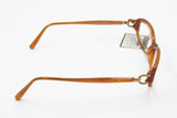 Ted Lapidus Paris mod. TL 618 light brown prescription frame, Golden hinges , New Old Stock