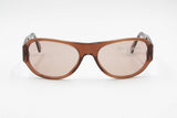 Giorgio Armani vintage sunglasses mask shape mod. 2520 427, brown semitransparent acetate, New Old Stock 1990s