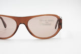 Giorgio Armani vintage sunglasses mask shape mod. 2520 427, brown semitransparent acetate, New Old Stock 1990s