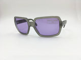 Giorgio Armani 2512 311 squared sunglasses Gray with Violet lenses, Deadstock spectacles New Old Stock