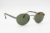 Persol mod. Scent MG vintage sunglasses, Gunmetal lucite and havana tortoise arms, New Old Stock