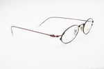 Help glasses made in Italy, crazy and modern funky design frame, oval rims, New Old Stock 90s