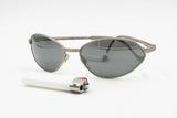 Concert mod. 5332 metal silver satin frame with mirrored lenses, Made in Italy sunglasses, Deadstock 90s.