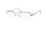 Cazal glasses mod. 489 Rectangular half rimmed frame // woman ladies eyeglasses high luxury // Cari Zalloni iconic // New Old Stock 90s
