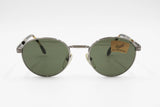 Persol mod. Scent MG vintage sunglasses, Gunmetal lucite and havana tortoise arms, New Old Stock