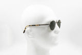 Persol mod. Scent MG vintage sunglasses, Gunmetal lucite and havana tortoise arms, New Old Stock