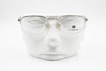 Vogue VO3113 vintage eyeglass frame half rimmed wired, Silver coated metal rectangualar, New Old Stock