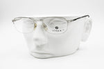 Vogue VO3113 vintage eyeglass frame half rimmed wired, Silver coated metal rectangualar, New Old Stock