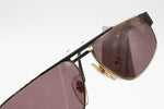 Rare John Player Special S. 4 sunglasses Black & Gold, man vintage sunglasses, New Old Stock 80s