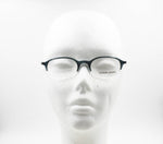 Giorgio Armani 2012 309 eyeglass frame half rimmed little Blue striated, New Old Stock 90s