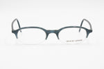 Giorgio Armani 2012 309 eyeglass frame half rimmed little Blue striated, New Old Stock 90s