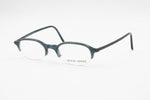 Giorgio Armani 2012 309 eyeglass frame half rimmed little Blue striated, New Old Stock 90s