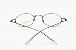 Help glasses made in Italy, crazy and modern funky design frame, oval rims, New Old Stock 90s