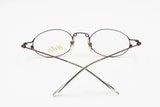 Help glasses made in Italy, crazy and modern funky design frame, oval rims, New Old Stock 90s