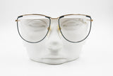 Silhouette M 6078 20 oversize oval eyeglasses eyewear frame, Golden & Blue, Made in Austria, New Old Stock 1980s