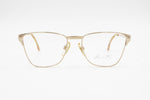 America mod. 1 Made in Italy, wayfarer frame squared golden with inlays, New Old Stock 1960s