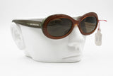 Façonnable F336 288 Vintage oval sunglasses caramel orange acetate, women sunglasses, NOS