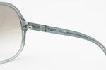 Renato Balestra NOS sunglasses RB 1009-520 big oversize 60s style, pale azure acetate, New Old Stock